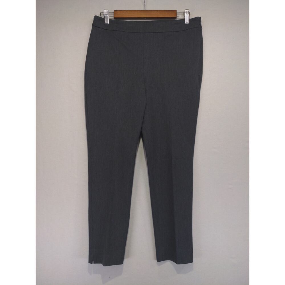 Talbots Women's Chatham Ankle Work Pants Size 6 Petite Gray Fitted Career Office